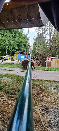 er wurde noch um 5 Meter  verlängert