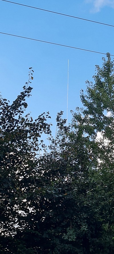 Man kann die Antennen  Sehen wenn man weis wo es ist